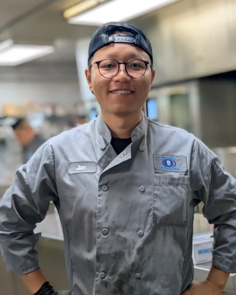 Jian Song, cook at Meals on Wheels of the Monterey Peninsula.