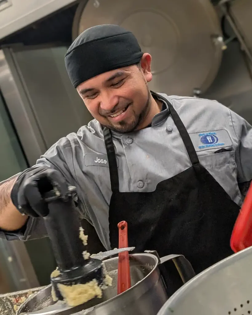 Jose Leon, cook at Meals on Wheels of the Monterey Peninsula.