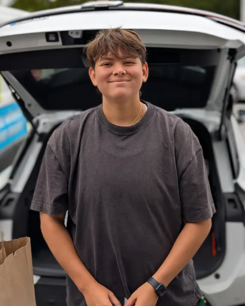 Payton Edwards, driver for Meals on Wheels of the Monterey Peninsula.